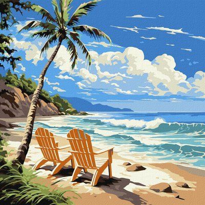 Картина за номерами 30*30 см KHO2787 Світ для закоханих КНО2787 фото