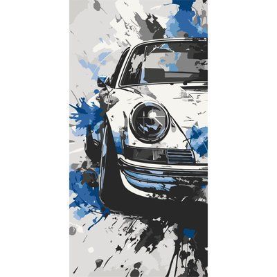 Картина за номерами 12507 Porsche Classic +лак 12507 фото