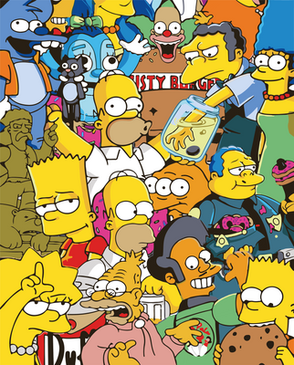 Картина за номерами Сімпсони W1041 Simpsons W1041 фото