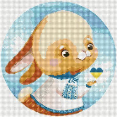Алмазна мозаїка Зайчик AMO7432 AMO7432 фото