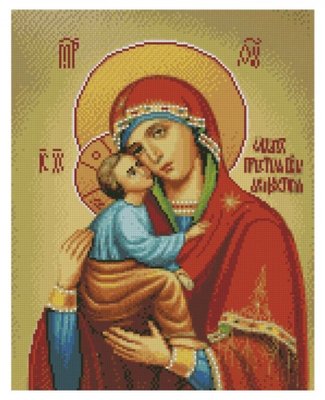 Алмазна мозаїка FA40821 Акафістна ікона Пресвятої Богородиці FA40821 фото