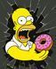Картина за номерами Гомер з пончиком PN2019 Сімпсони Simpsons PN2019 фото 1