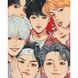 Картина за номерами 10277 K-Pop BTS, К-поп БТС. ANIME ART +лак 10277 фото 1