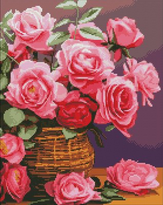 Алмазна мозаїка Барвисті троянди AMO7856 AMO7856 фото