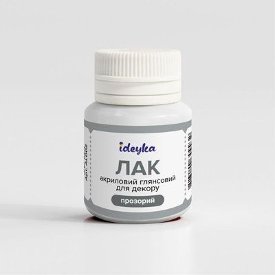 Акриловий лак глянсовий, 20 мл, AL002 AL002 фото