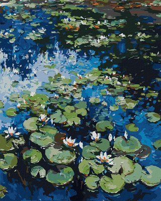 Картина за номерами Водяні лілії, Клод Моне КНО2858 КНО2858 фото