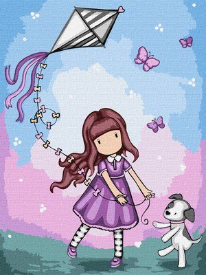 Картина за номерами Don&rsquo;t Fly Away Santoro Gorjuss Collection KHO8585 КНО8585 фото