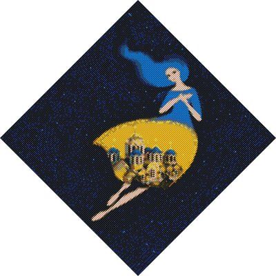 Алмазна мозаїка Берегиня Володимирська AMO7238 AMO7238 фото