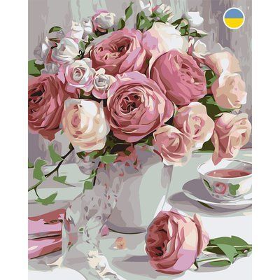 Картина за номерами Рожеві троянди LW3069 LW3069 фото