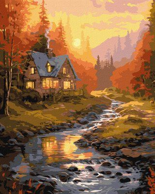 Картина за номерами Сонячна долина KHO6327 КНО6327 фото