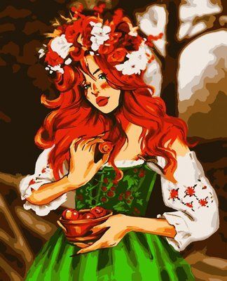 Картина за номерами PN2061 Українська відьма PN2061 фото