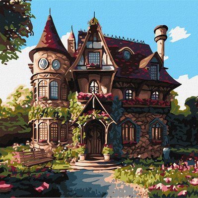 Картина за номерами Затишний палац КНО6330 КНО6330 фото