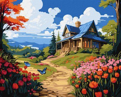 Картина за номерами Весняна казка KHO6336 КНО6336 фото