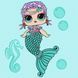 Картина за номерами L.O.L. Surprise! Mermaids Merbaby КНО6262 КНО6262 фото 1