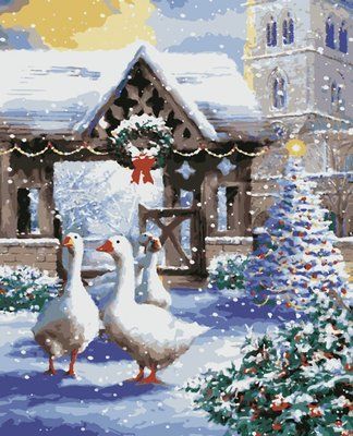 Картина за номерами PNX8562 Гуси PNX8562 фото