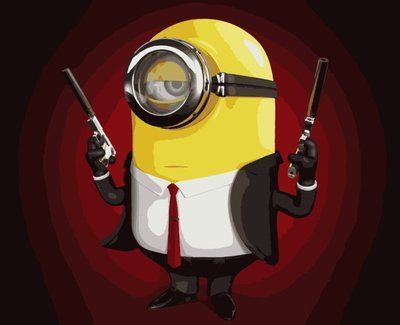 Картина за номерами PNX2035 Міньон 007 PNX2035 фото