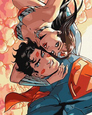 Картина за номерами Wonder Woman: Обійми KHO8713 КНО8713 фото