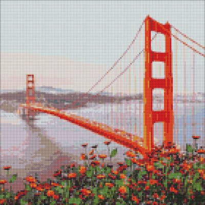 Набір з алмазною мозаїкою Ранковий Сан-Франциско AMO7177 AMO7177 фото
