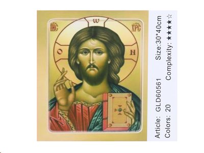 Алмазна мозаїка Ікона. Ісус 60561 фото