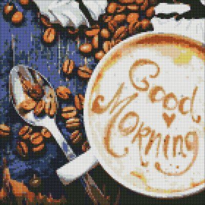 Набір з алмазною мозаїкою Good Morning, кава AMO7200 AMO7200 фото