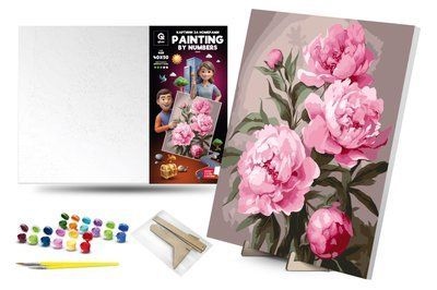 Картина за номерами Півонії QB900-031 півонія QB900-031 фото