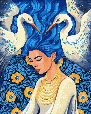 Картина за номерами Очікування зустрічі КНО8310 КНО8310 фото