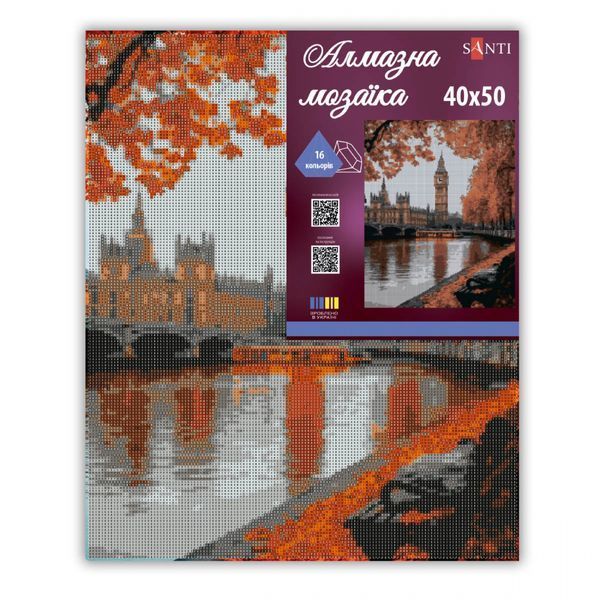 Алмазна мозаїка Осінній Лондон 956060 956060 фото